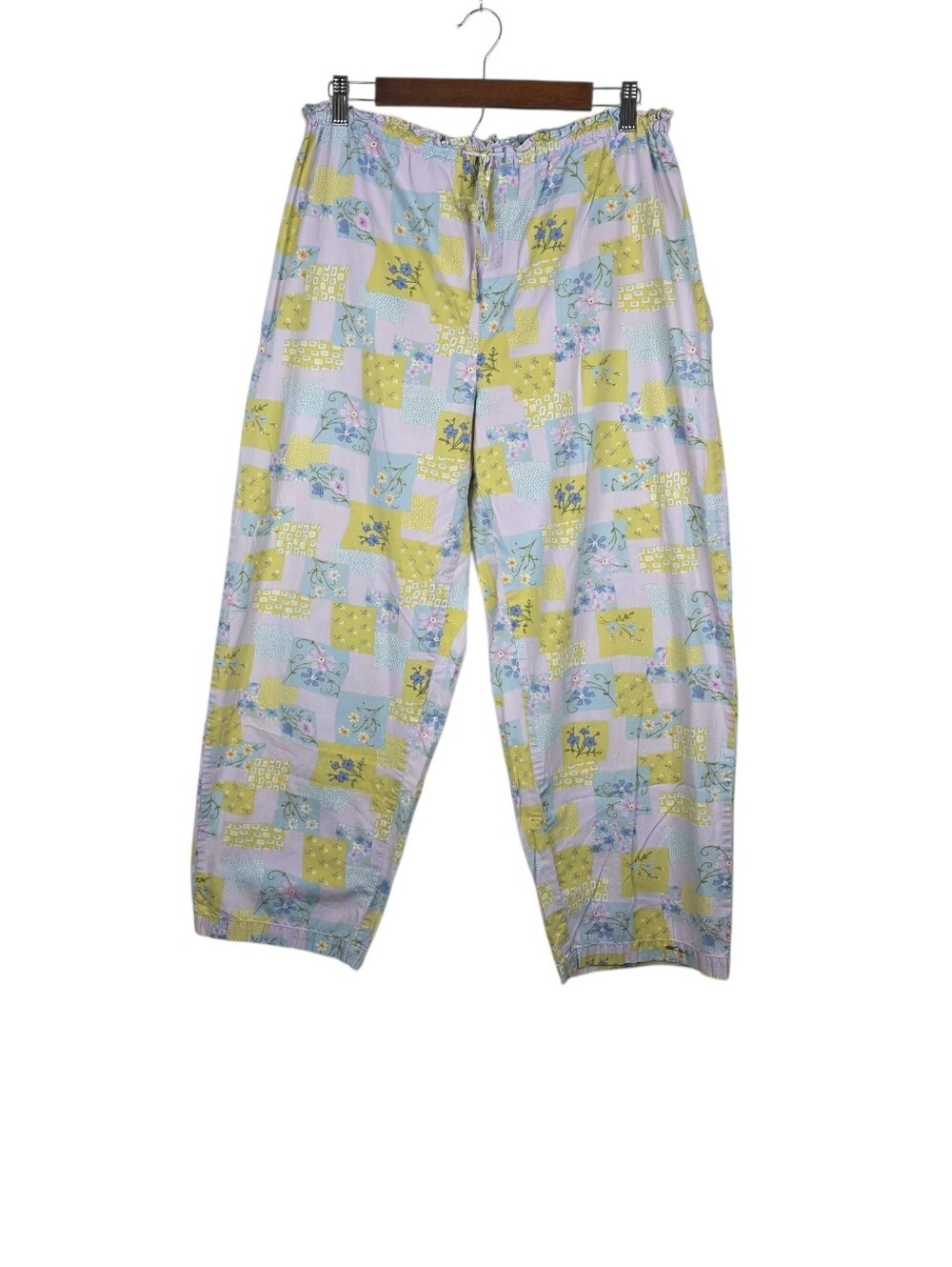 Xhilaration Y2K Cottagecore Floral Pants Boho Springcore Relaxed Fit Cotton 2000